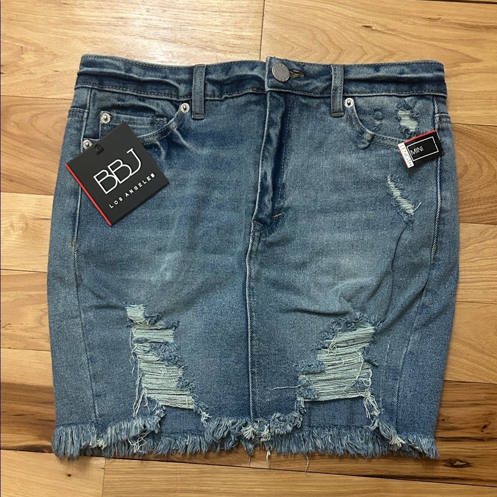 BBJ Los Angeles Denim Mini Skirt Medium NWT (B-12)